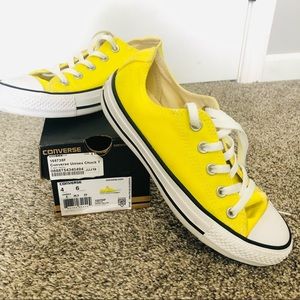 Converse Chuck Taylors in Fresh Yellow - Women’s Size 6